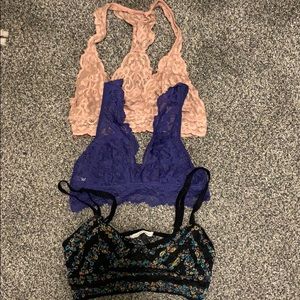 Lace bralette bundle